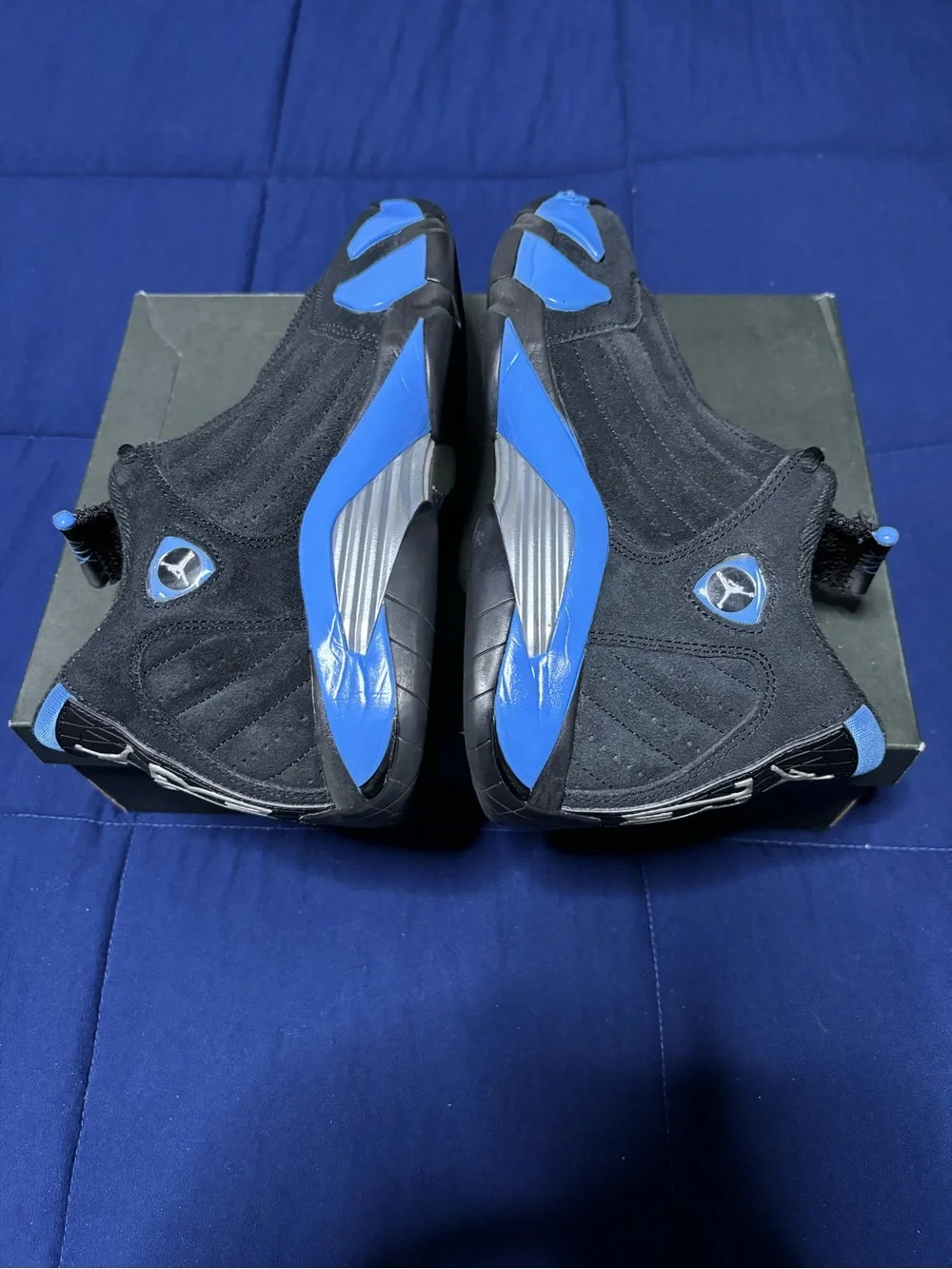 Jordan 14 Retro Black University Blue 2026 Size 8.5